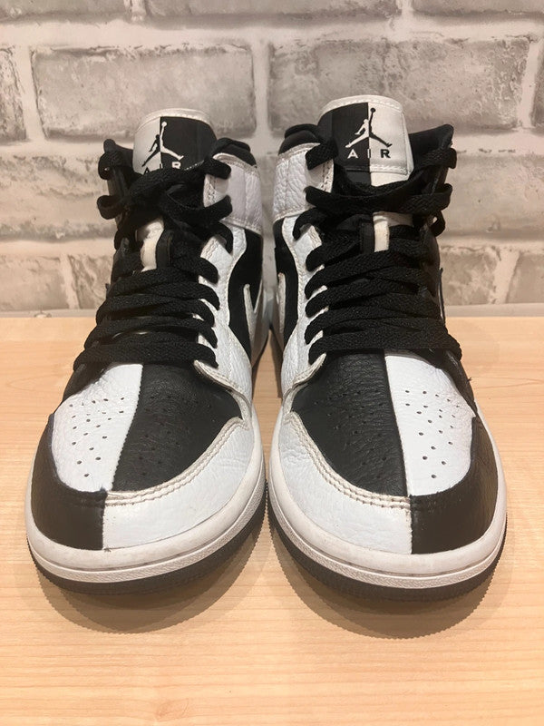 Jordan 1 Mid Split Black White – Women’s UK 5