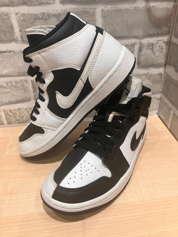 Jordan 1 Mid Split Black White – Women’s UK 5
