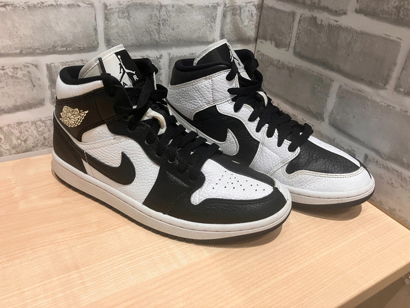 Jordan 1 Mid Split Black White – Women’s UK 5